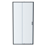 Душевая дверь Aquatek AQ ARI RA 12020BL 120 черный матовый/прозрачное