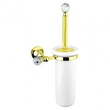Ершик для туалета OLIMP-TB-03/24-Sw золото 24 карат/Swarovski