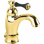 Смеситель для раковины Cezares Margot MARGOT-LSM1-A-03/24-N золото/ручка черная