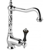 Смеситель для раковины Cezares Margot MARGOT-LSM2-01-N хром/ручка черная