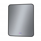 Зеркало ELEGANS-норма BLACK (700*800*45) LED с сенсорным выключателем и подогревом 1770802