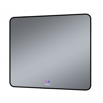 Зеркало ELEGANS-норма BLACK (900*800*45) LED с сенсорным выключателем и подогревом 1790802