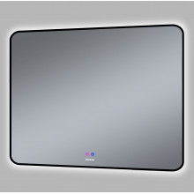 Зеркало ELEGANS-норма BLACK (1000*800*45) LED с сенсорным выключателем и подогревом 17100802