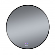Зеркало COSMO-норма BLACK (800*800*45) LED с сенсорным выключателем и подогревом 1980802