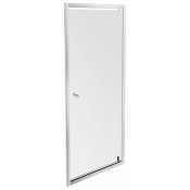 Штора для ванной Jacob Delafon Serenity E14P80-GA 80 хром/прозрачное