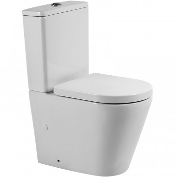 Унитаз-компакт BelBagno Flay-Tor BB2149CP-TOR/BB2149T/BB105SC с бачком и сиденьем Микролифт