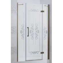 Душевая дверь Cezares Giubileo MAGIC-60/30-ROYAL PALACE-PP-Br-R 90 бронза/матовое, декор