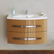 Тумба под раковину BelBagno Prospero BB1000DCS2C/SO-BB1000ARL shampagne gold