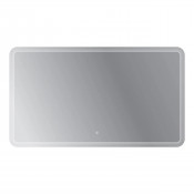 Зеркало Cezares Duet CZR-SPC-DUET-1400-800-LED-TCH 140х80 с лазерной гравировкой, подсветкой и сенсором