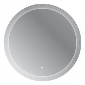 Зеркало Cezares Eco CZR-SPC-ECO-700-LED-TCH 70х70 с лазерной гравировкой, подсветкой и сенсором