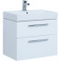 Тумба с раковиной Aquanet Nova 70 307728 белый глянец