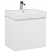 Тумба под раковину Aquanet Йорк 60 202094 белый глянец