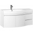 Тумба под раковину Aquanet Опера  115 L 169613 (2 дверцы 2 ящика) белый