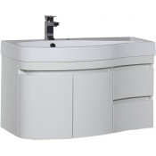 Тумба под раковину Aquanet Сопрано 95 L 169631 (2 дверцы 2 ящика) белый
