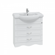 Тумба с раковиной напольная Санта Верона 80/3 700287 белый