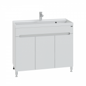 Тумба с раковиной напольная Санта Лондон 100 224019 белый