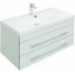 Тумба с раковиной Aquanet Верона 90 281098 белый матовый