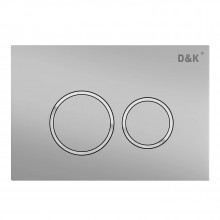 Кнопка смыва для унитазов D&K Bayern DB1529002 хром матовый
