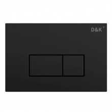 Кнопка смыва для унитазов D&K Rhein DB1499025 черный матовый 