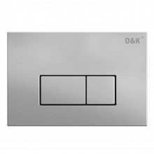 Кнопка смыва для унитазов D&K Rhein DB1499002 хром матовый