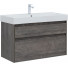 Тумба с раковиной Aquanet Nova Lite 291827 100 дуб рошелье