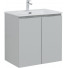 Тумба с раковиной Aquanet Алвита new 70 306148 серый