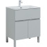 Тумба с раковиной Aquanet Алвита new 70 306144 серый