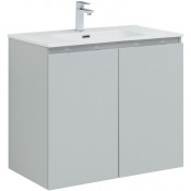 Тумба с раковиной Aquanet Алвита new 80 273984 серый