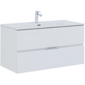 Тумба с раковиной Aquanet Алвита new 100 274014 белый матовый