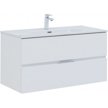 Тумба с раковиной Aquanet Алвита new 100 274014 белый матовый