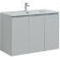 Тумба с раковиной Aquanet Алвита new 100 274012 серый