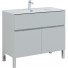 Тумба с раковиной Aquanet Алвита new 100 274011 серый