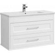 Тумба с раковиной Aquanet Бостон М 100 212669 белый
