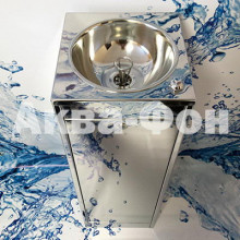Фонтан питьевой Аква-Фон ФП-КМ4 с вертикальной подачей воды (1мм) из нержавеющей стали