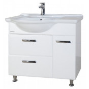 Тумба под раковину Bellezza Балтика 90 5419 левая белая