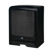 HOR-11113303 Диспенсер для бумажных полотенец HOR T1 БИЗНЕС корпус черный, черное стекло