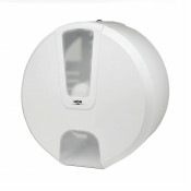 HOR-21111102 Диспенсер туалетной бумаги HOR N1 БИЗНЕС корпус белый, матовое стекло