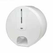 HOR-22110102 Диспенсер туалетной бумаги HOR N1 СТАНДАРТ корпус белый, матовое стекло