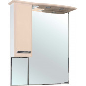 Зеркало-шкаф Bellezza Балтика 90 L 5368 с подсветкой бежевое