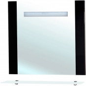 Зеркало Bellezza Берта 90 7102 с подсветкой черное