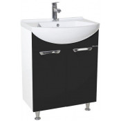Тумба под раковину Bellezza Альфа 55 5229 черный
