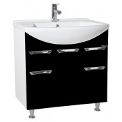 Тумба под раковину Bellezza Альфа 75 5241 черный