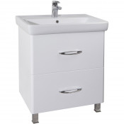Тумба под раковину Bellezza Джела 70 6253 с 2 ящиками белая
