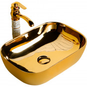 Раковина Cerutti SPA C0078B 46х33 золото