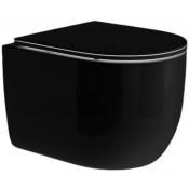 Унитаз Cerutti SPA Oglio Aria MB CT9239 черный матовый с сиденьем микролифт