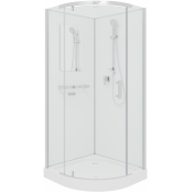 Душевая кабина Cerutti SPA Korra 90T 90x90 хром/прозрачное