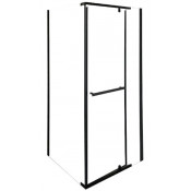 Душевой уголок Cerutti SPA Mimi ZQ91B 90x90 черный/прозрачное