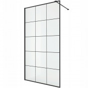 Душевая дверь Cerutti Spa MUZA T100 100 8406 черный/прозрачное