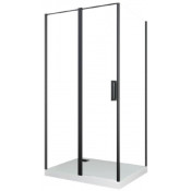 Душевой уголок Cerutti SPA Victoria 120B 7743 черный/прозрачное