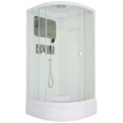 Душевая кабина Parly Bianco BMM86 85x85 белый/прозрачное